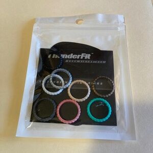 Eight Pack Men’s Size 5 Thunderfit Silicone Rings New